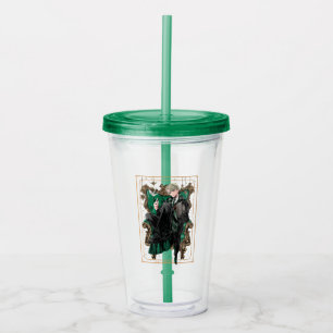 Verre En Acrylique HARRY POTTER™ Draco Malfoy assis en anime