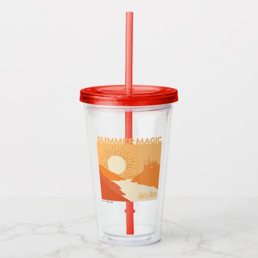 Verre En Acrylique HARRY POTTER™ | HOGWARTS™ Summer Magic (Devant)