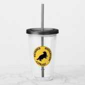 Verre En Acrylique Harry Potter | HUFFLEPUFF™ Caractéristiques graphi (Devant)