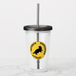 Verre En Acrylique Harry Potter Traits de la maison HUFFLEPUFF™ Gra