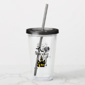 Verre En Acrylique Haunted House Halloween Parti Éffrayant (Dos)