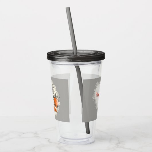 Verre En Acrylique Hérisson graphique (Gauche)