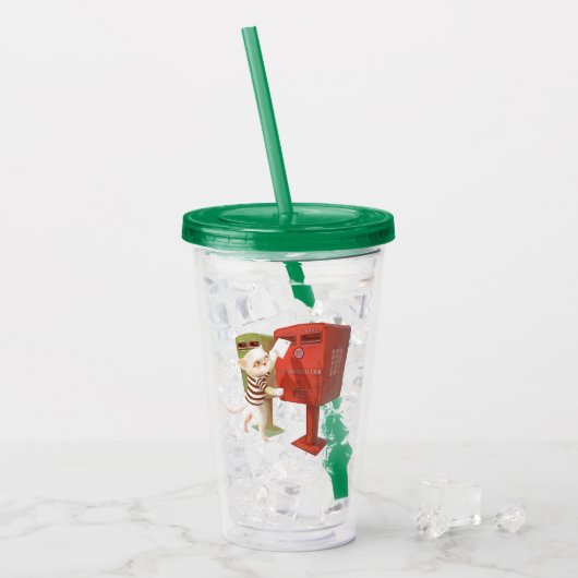 Verre En Acrylique Heure de publication - Chat avec boîte aux lettres (Devant glace)