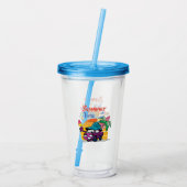 Verre En Acrylique Heure d'été (Dos)