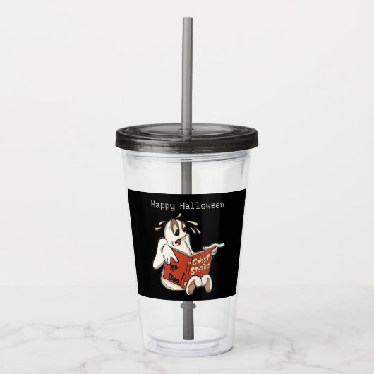 Verre En Acrylique Histoires fantômes Halloween (Devant)