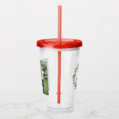 Verre En Acrylique Holly Berry Pine Wreath Joyeux tout Photo (Droite)