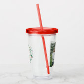 Verre En Acrylique Holly Berry Pine Wreath Joyeux tout Photo (Gauche)