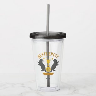 Verre En Acrylique HUFFLEPUFF™ Badger and Cup House Pride Graphisme