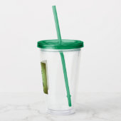 Verre En Acrylique I Heart Irlandais Nom du Shamrock Monogram Initial (Gauche)