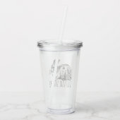 Verre En Acrylique I Require Snacks Cute Bunny Rabbit (Dos)