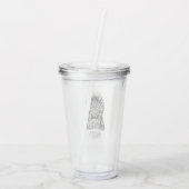 Verre En Acrylique Icône Trône en fer (Dos)