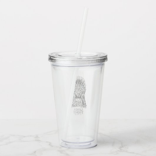 Verre En Acrylique Icône Trône en fer (Dos)