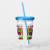 Verre En Acrylique Illusion des coeurs par Kenneth Yoncich (Gauche)