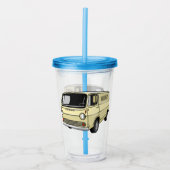 Verre En Acrylique Illustration classique de van (Devant)