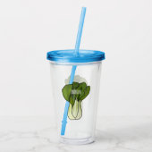 Verre En Acrylique Illustration de Bok choy (Dos)
