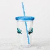 Verre En Acrylique Illustration de camion à ordures (Gauche)