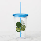 Verre En Acrylique Illustration de chaux Kaffir (Devant)