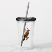 Verre En Acrylique illustration de dessin animé d'aigle de Java (Dos)