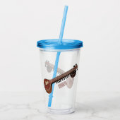 Verre En Acrylique Illustration de dessin de Sitar (Dos)