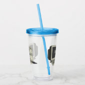 Verre En Acrylique Illustration de dessin sur ordinateur (Gauche)