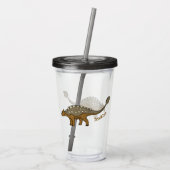 Verre En Acrylique Illustration de dinosaure blindé Ankylosaurus (Dos)