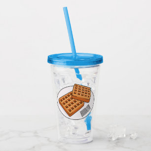 Verre En Acrylique Illustration de gaufre