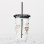 Verre En Acrylique Illustration de gecko tan tan mignon (Droite)