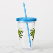 Verre En Acrylique Illustration de haricots verts (Gauche)