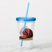 Verre En Acrylique Illustration de jambon (Dos)