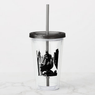Verre En Acrylique Illustration de la bande dessinée de Batman