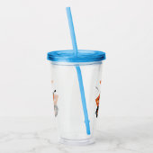 Verre En Acrylique Illustration de la brouette en brouette orange trè (Gauche)