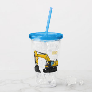 Verre En Acrylique Illustration de la pelle Crawler
