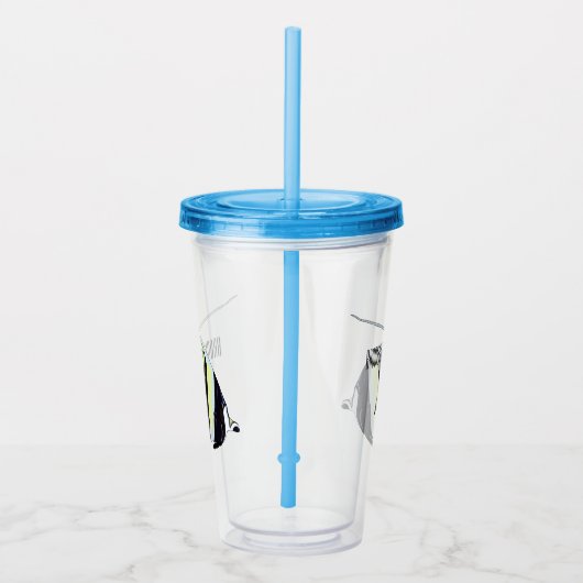 Verre En Acrylique Illustration de l'idole mauresque (Droite)