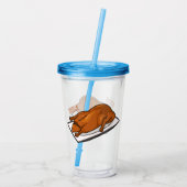 Verre En Acrylique Illustration de Peking duck (Dos)