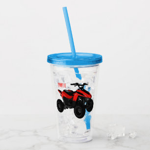 Verre En Acrylique Illustration de Quad bike atv