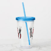 Verre En Acrylique Illustration des outils de menuiserie (Gauche)