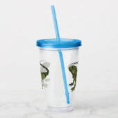 Verre En Acrylique Illustration d'Iguana (Gauche)