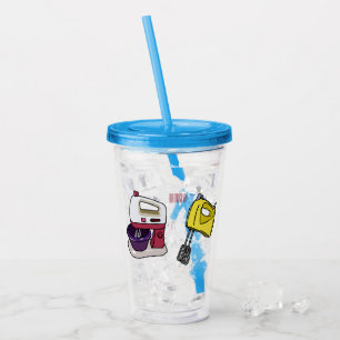 Verre En Acrylique Illustration du mixer