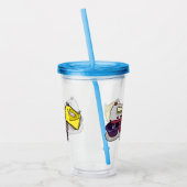 Verre En Acrylique Illustration du mixer (Gauche)