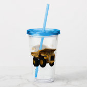 Verre En Acrylique Illustration d'un camion à grande échelle (Dos)