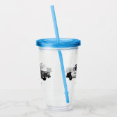 Verre En Acrylique Illustration d'une voiture de police (Gauche)