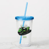 Verre En Acrylique Illustration Jet ski (Dos)