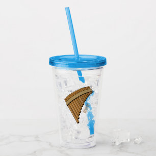 Verre En Acrylique Illustration Pan flûte / panpipes