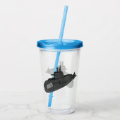 Verre En Acrylique Illustration sous-marine (Dos)