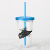 Verre En Acrylique Illustration sous-marine (Devant)