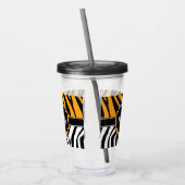 Verre En Acrylique Imprimer Zebra (Gauche)