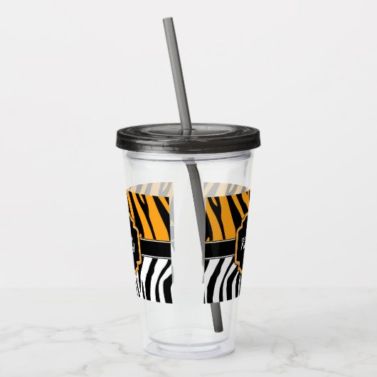 Verre En Acrylique Imprimer Zebra (Gauche)