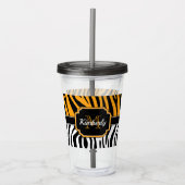 Verre En Acrylique Imprimer Zebra (Devant)