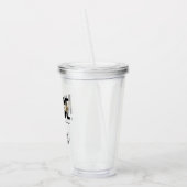 Verre En Acrylique Infirmière sur mesure NP cheetah Graduation (Gauche)