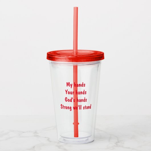 Verre En Acrylique Inspirational Tumbler (Devant)